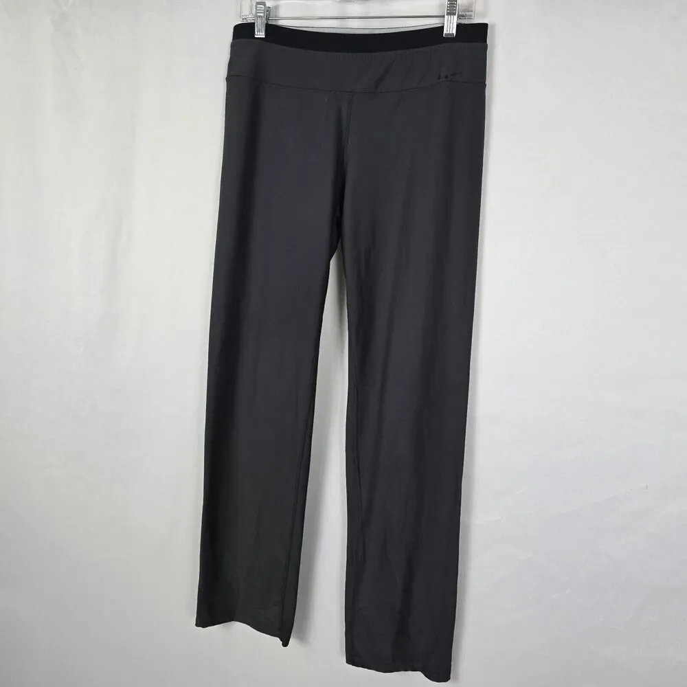 Nike Jogger Pants Women's XL Dark Gray Pull On Straight Leg Just Do It Stretch
